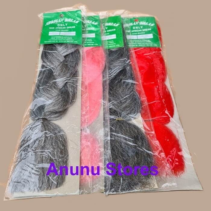 Synthetic Colour Super Jumbo Braid    - Various Colours